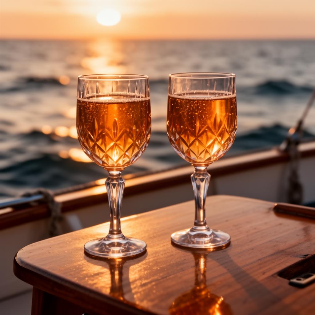 бокалы с сидром